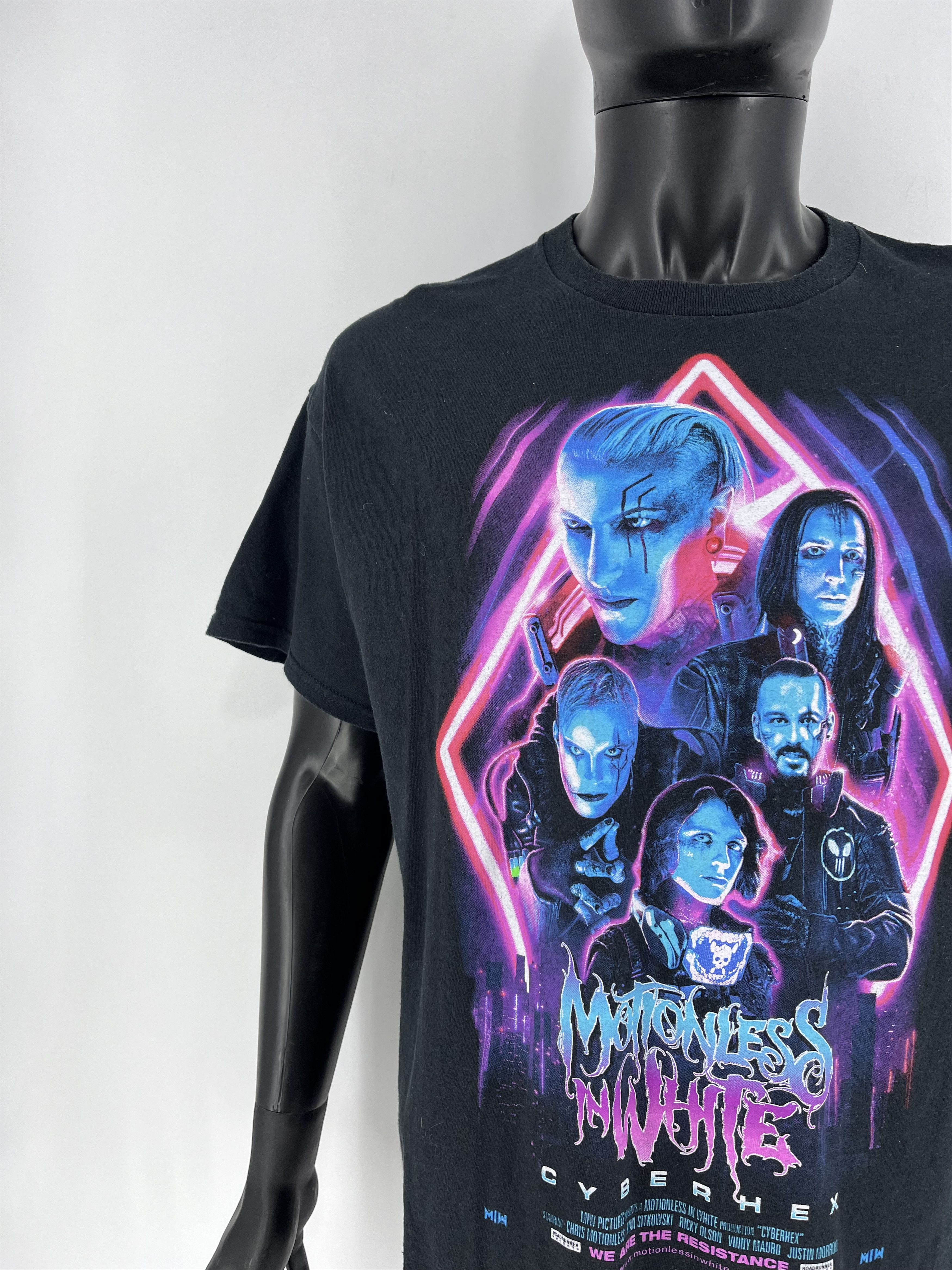 Band Tees × Vintage Vintage Motionless In White Heavy Metal Band Tee Size US XL / EU 56 / 4 - 6 Thumbnail