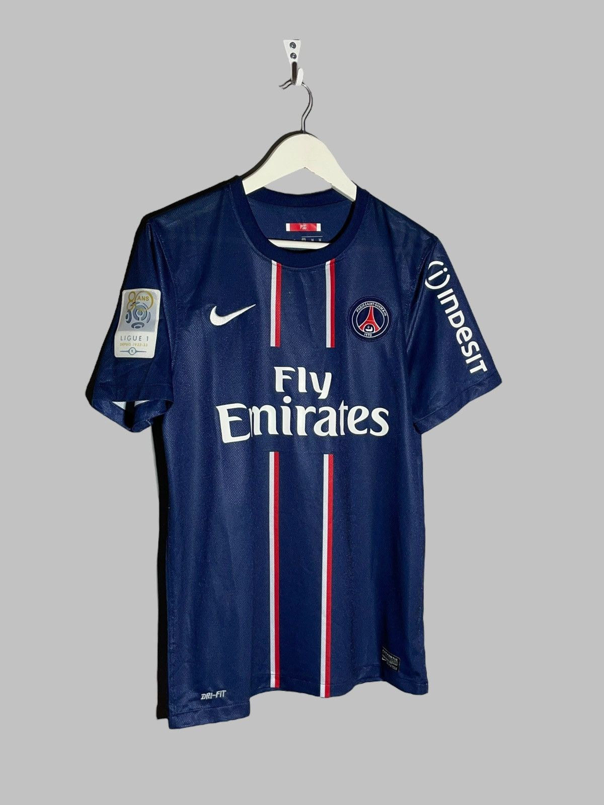 Nike #32 David Beckham Paris Saint Germain 2012/13 Home Jersey Size US M / EU 48-50 / 2 - 3 Thumbnail