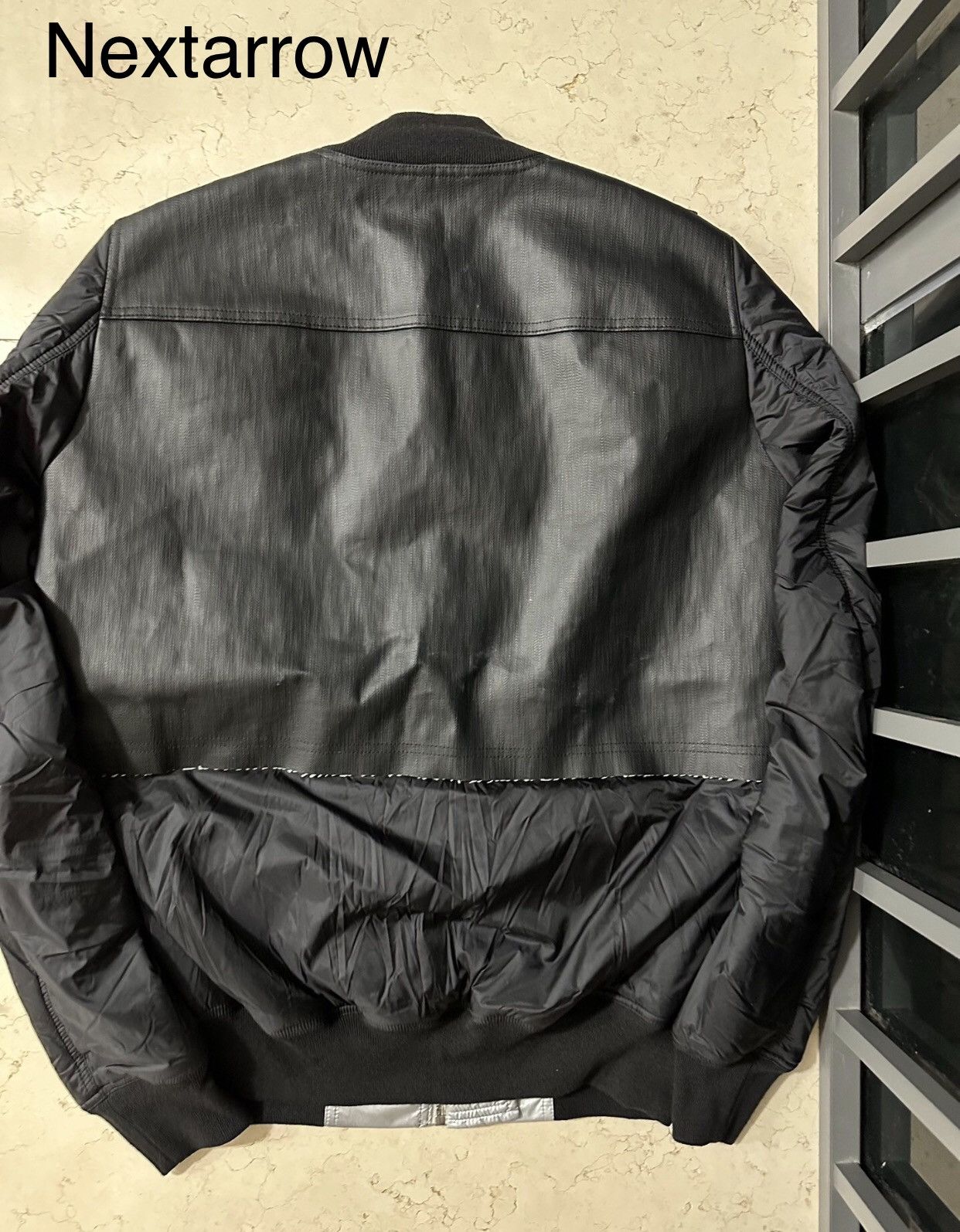 Rick Owens Rick Owen RO Black Silver Down Collar Zipper Jacket Size US L / EU 52-54 / 3 - 2 Thumbnail