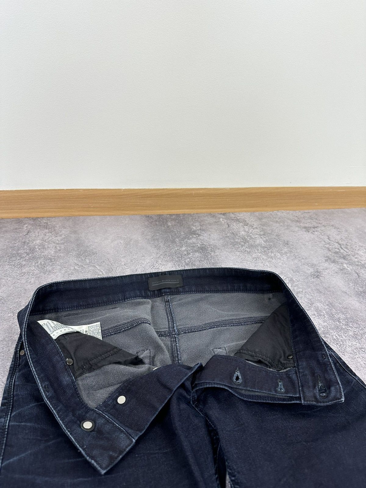 Other Diesel Black Gold Avant Garde Designer Opium Hype Slim Jeans Size US 29 - 13 Thumbnail