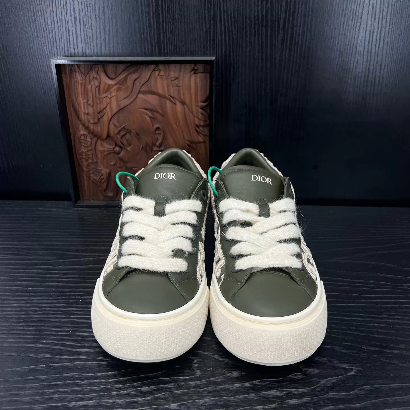Dior Dior B33 Brown & White Size 43 Like New Size US 10 / EU 43 - 4 Thumbnail