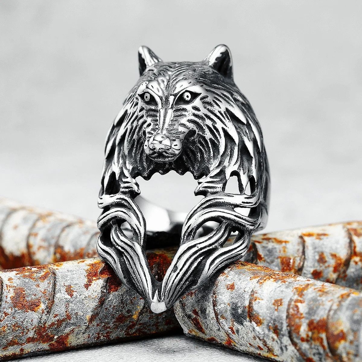 Jewelry Fox Ring Streetwear Jewelry Fashion Gift Size ONE SIZE - 2 Thumbnail