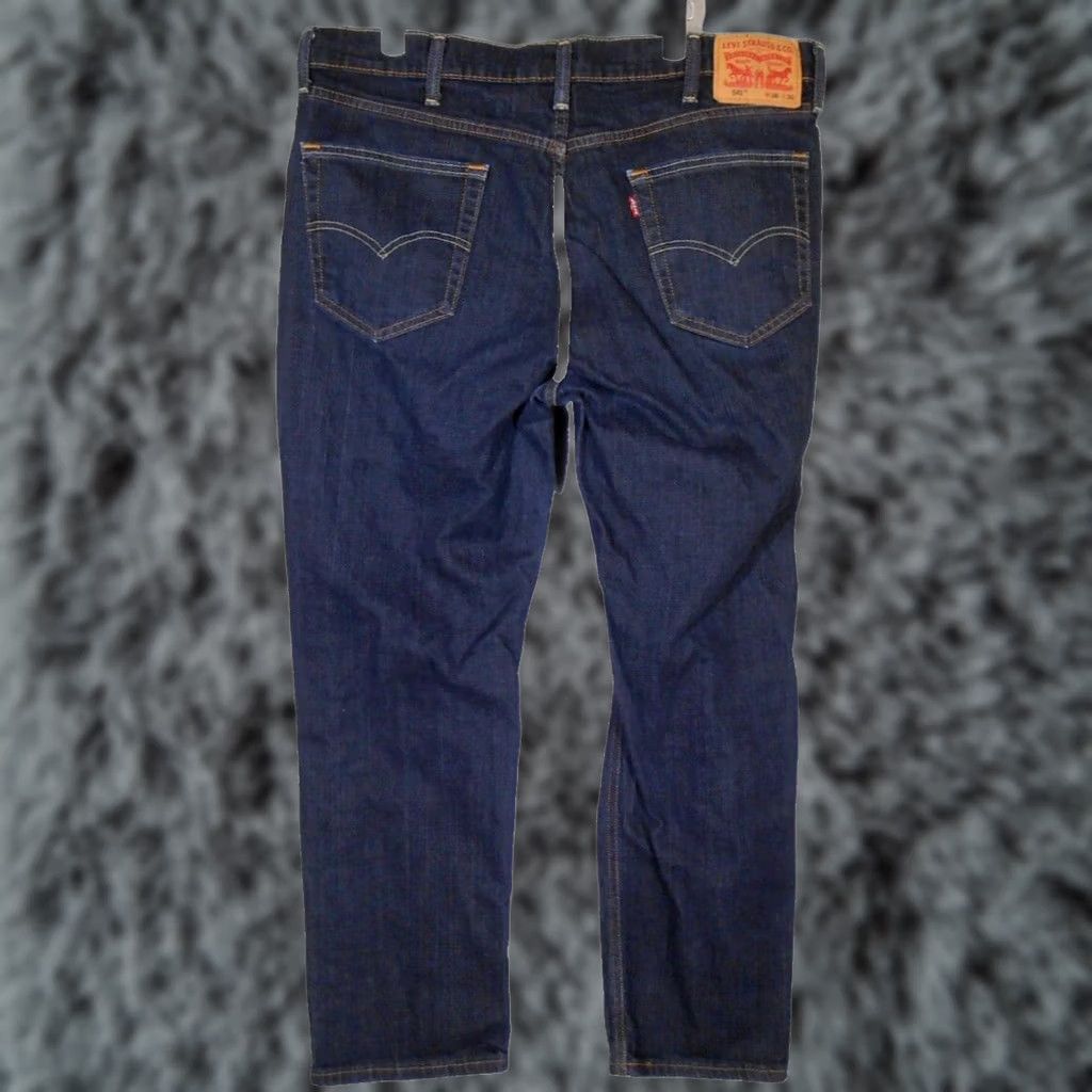 Levi's Levi’s 541 Jeans Men’s 38x30 Dark Wash Blue Denim Athletic Fit Stretch Jeans Size US 38 / EU 54 - 1 Thumbnail
