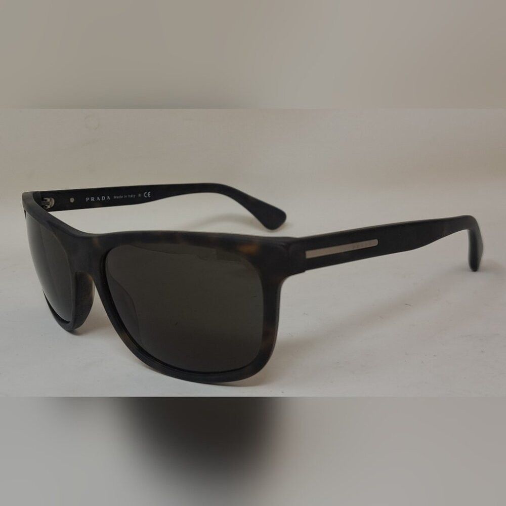 Prada NEW Prada Men's Sunglasses SPR 15R Dark Matte Havana Brown Size ONE SIZE - 8 Thumbnail