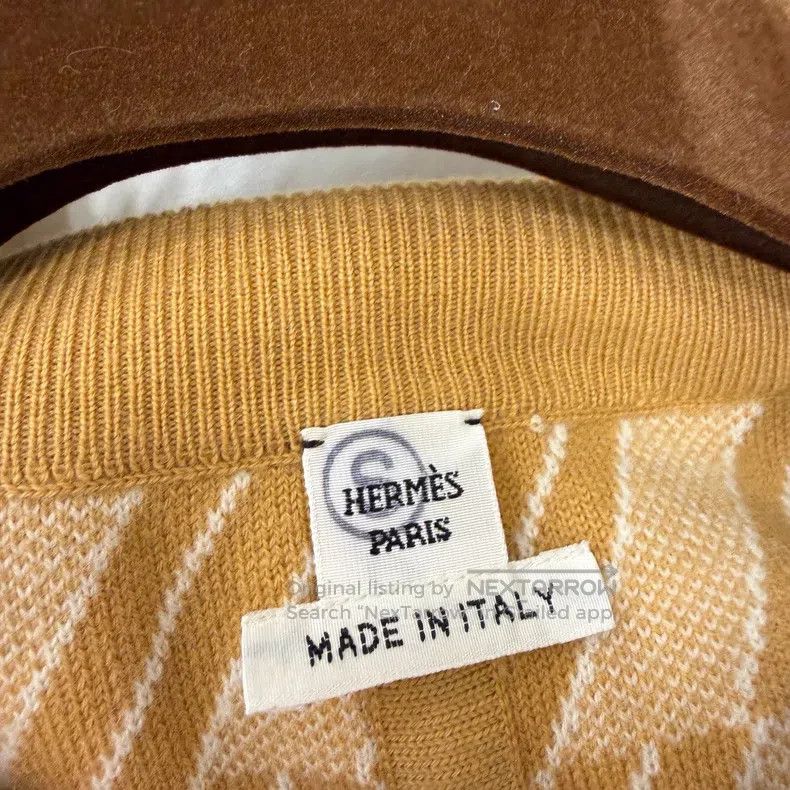 Hermes Hermes Mustard Yellow Two-sided Wear Wool Sweater Size S / US 4 / IT 40 - 3 Thumbnail
