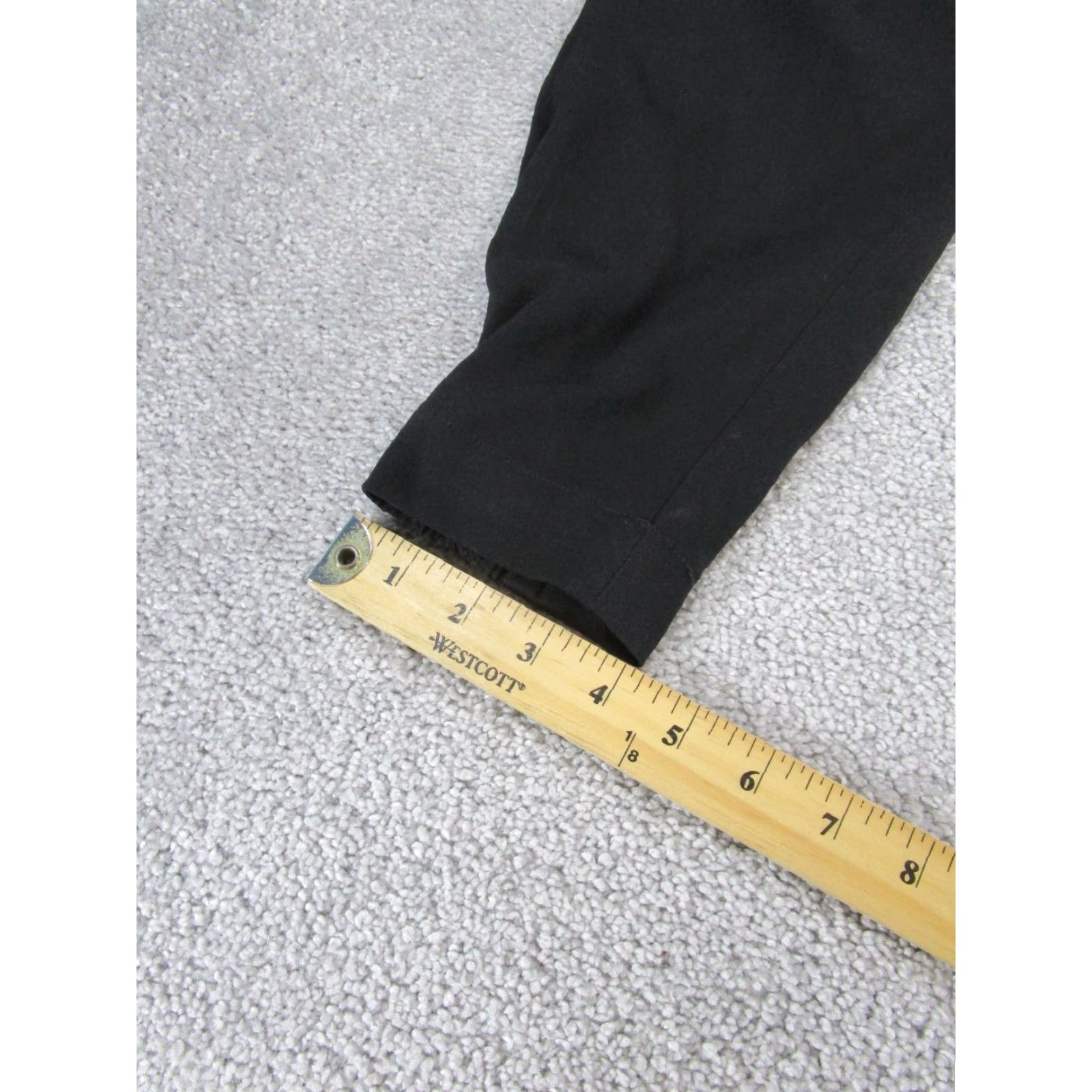Vintage Babaton Joggers Womens XXS Black Crepe Size 24" / US 00 / IT 34 - 5 Thumbnail