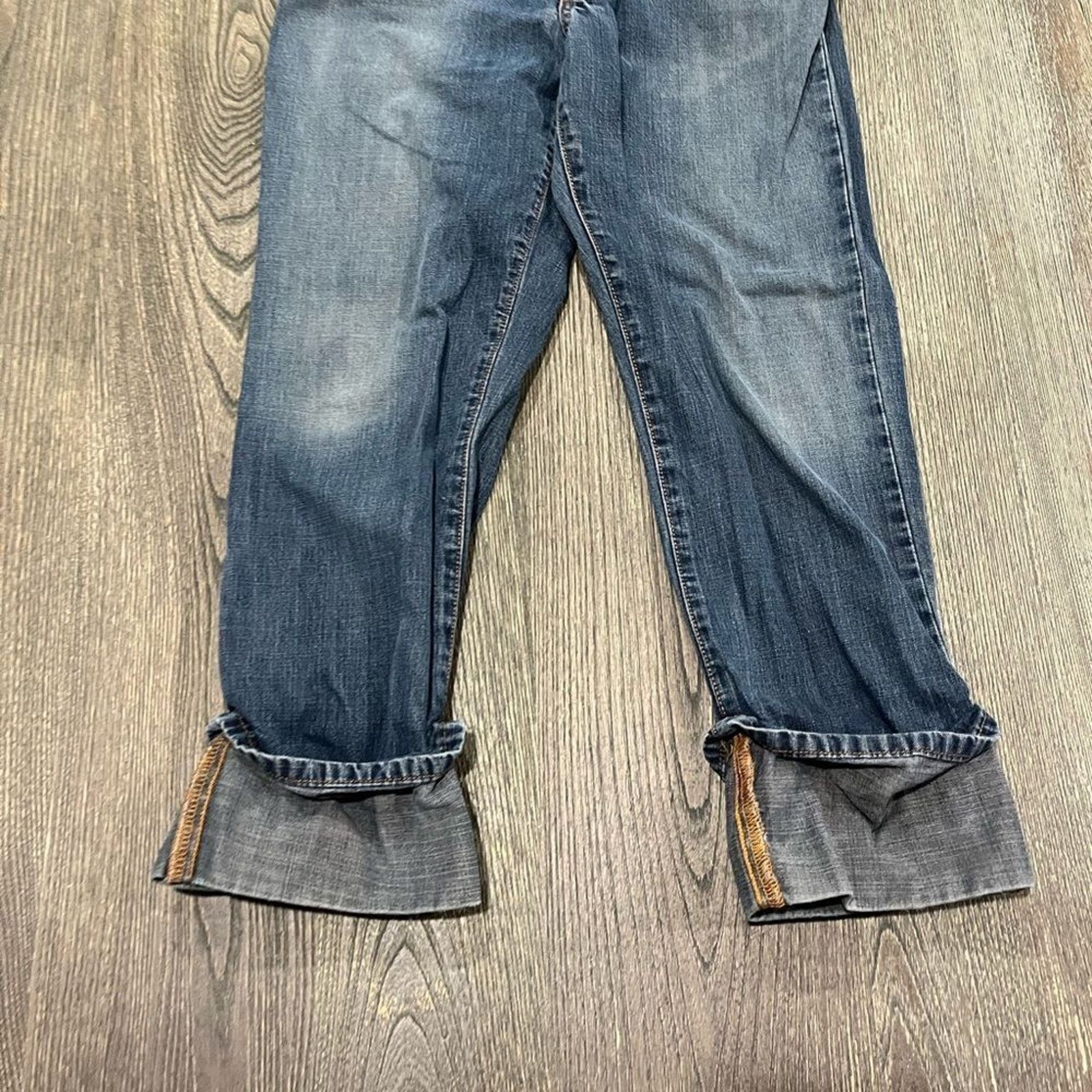 Hollister Hollister & Co Pacific Merchants Cuffed Cropped Jeans Sz 22 Size 34" / US 12 / IT 48 - 2 Thumbnail