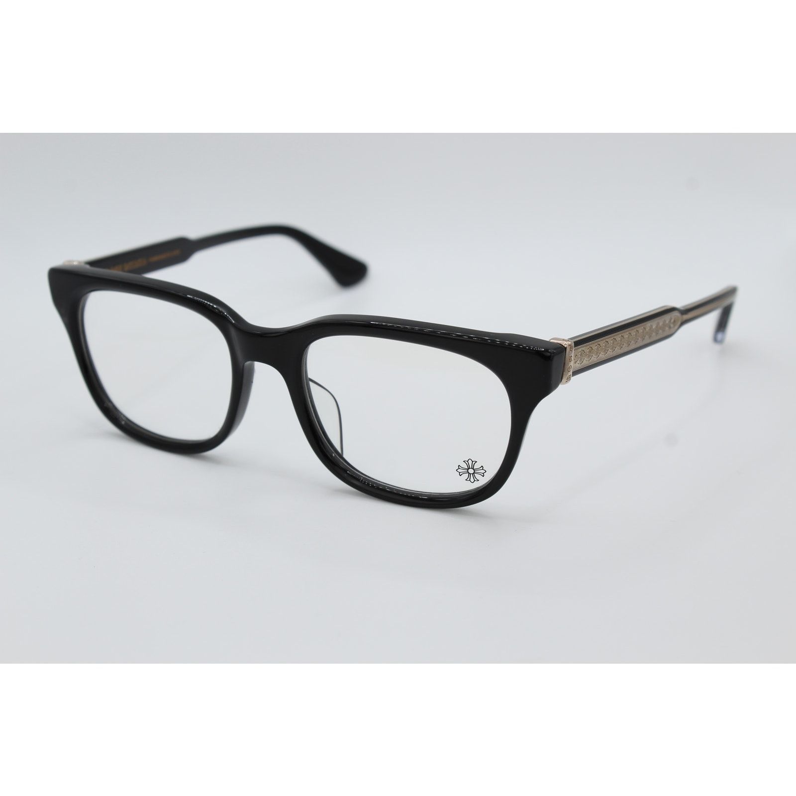 Chrome Hearts Chrome Hearts Cranker BK-GP Eyeglasses 53-19-147 Japan Size ONE SIZE - 1 Thumbnail