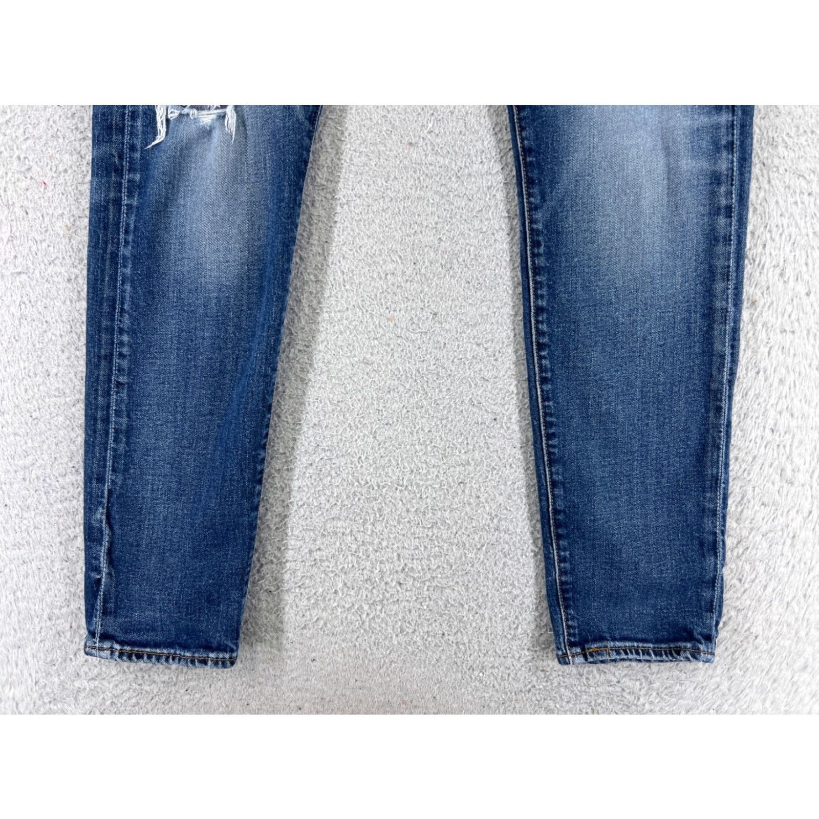 Levi's Levi's 512 Jeans Denim Blue 32x29 Regular Slim Distressed Cotton 5-Pocket Men Jeans Vintage? No Size US 32 / EU 48 - 2 Thumbnail