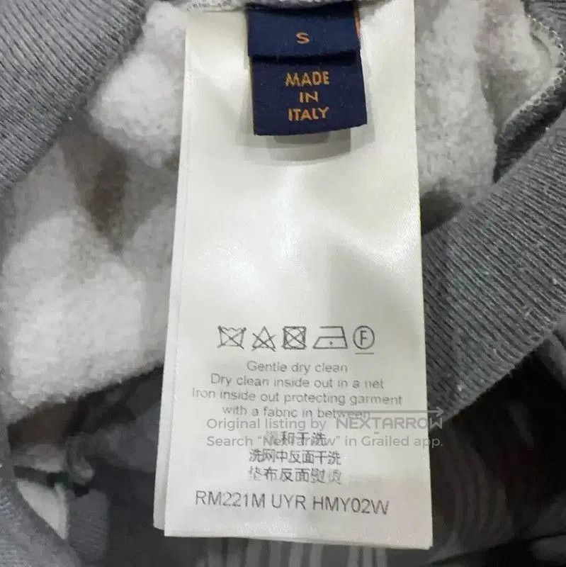 Louis Vuitton Louis Vuitton Gray Cotton Men's Sweatshirt . Size US S / EU 44-46 / 1 - 4 Thumbnail