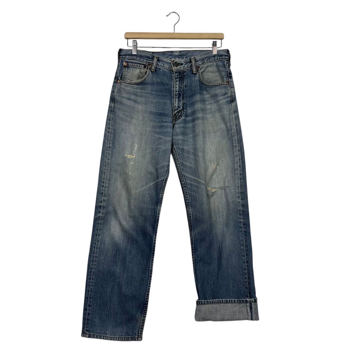 Levi's Vintage Levis Lot 503 Distressed Denim Jeans Size US 31 - 11 Thumbnail