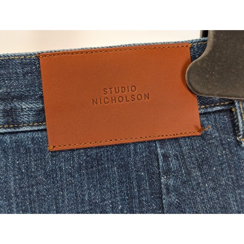 Studio Nicholson o1rshd1 Washed Denim in Indigo Size US 30 / EU 46 - 17 Thumbnail