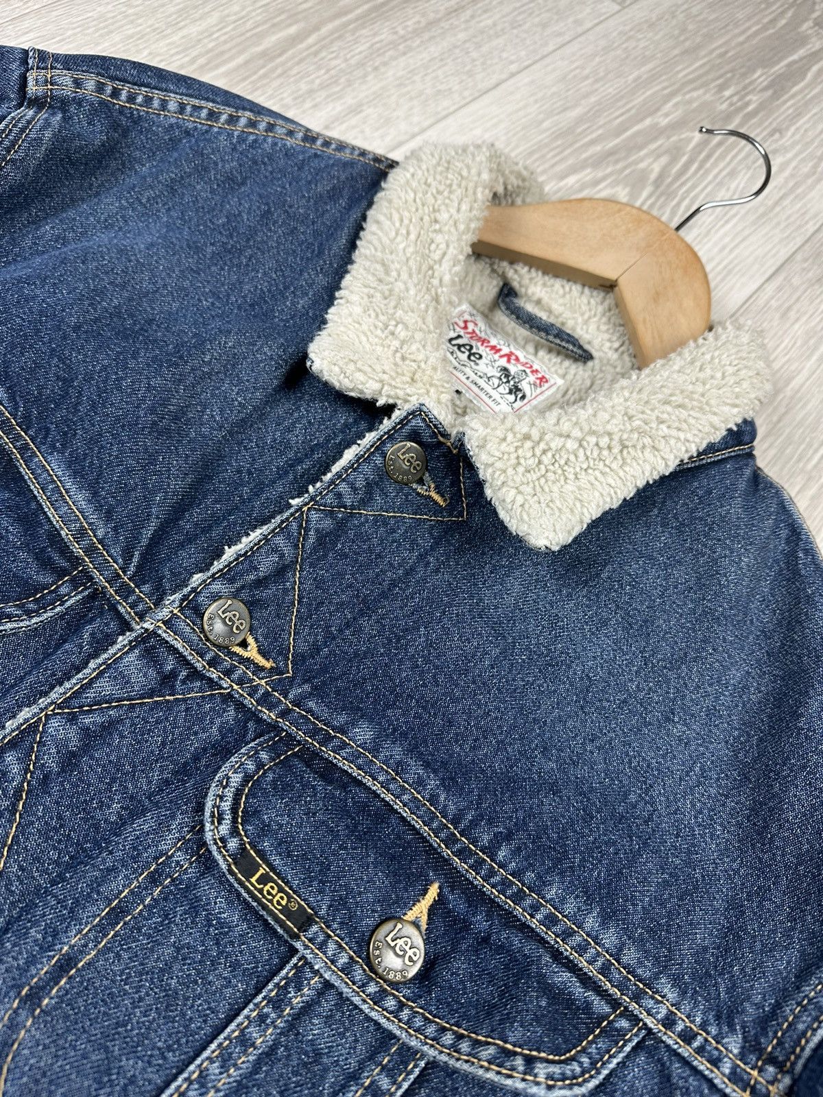 Lee Vintage Lee Storm Rider Jacket Sherpa Size XL Size US XL / EU 56 / 4 - 4 Thumbnail