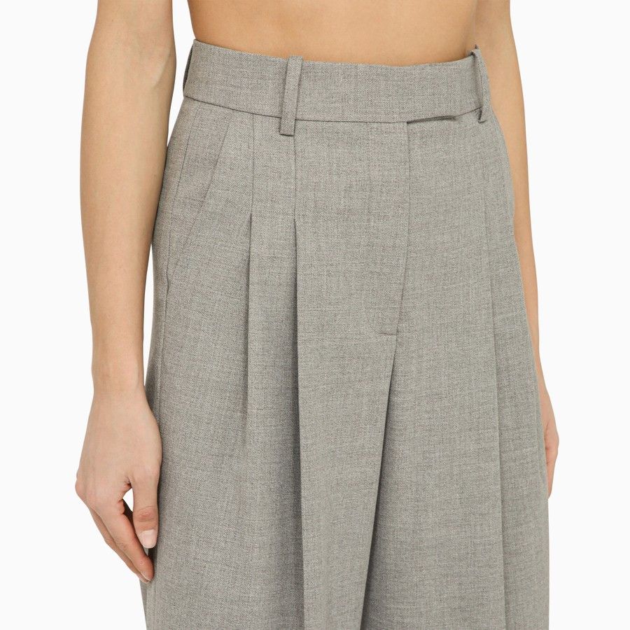 By Malene Birger o1d2blof0824 Cymbaria Wide Trousers in Grey Size 30" / US 8 / IT 44 - 5 Thumbnail