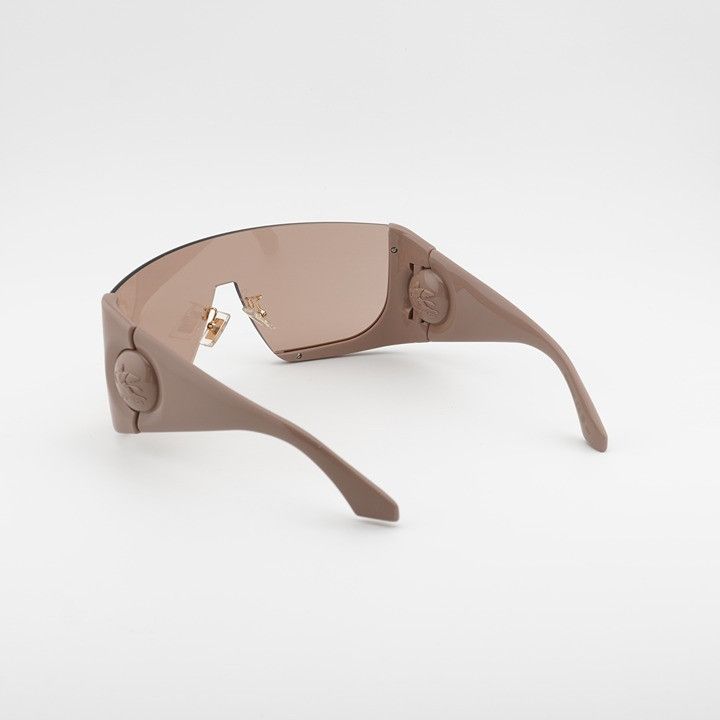Etro Etro ETROMACARON 0FWM 2S Sunglasses Nude Shield Frame Size ONE SIZE - 7 Thumbnail