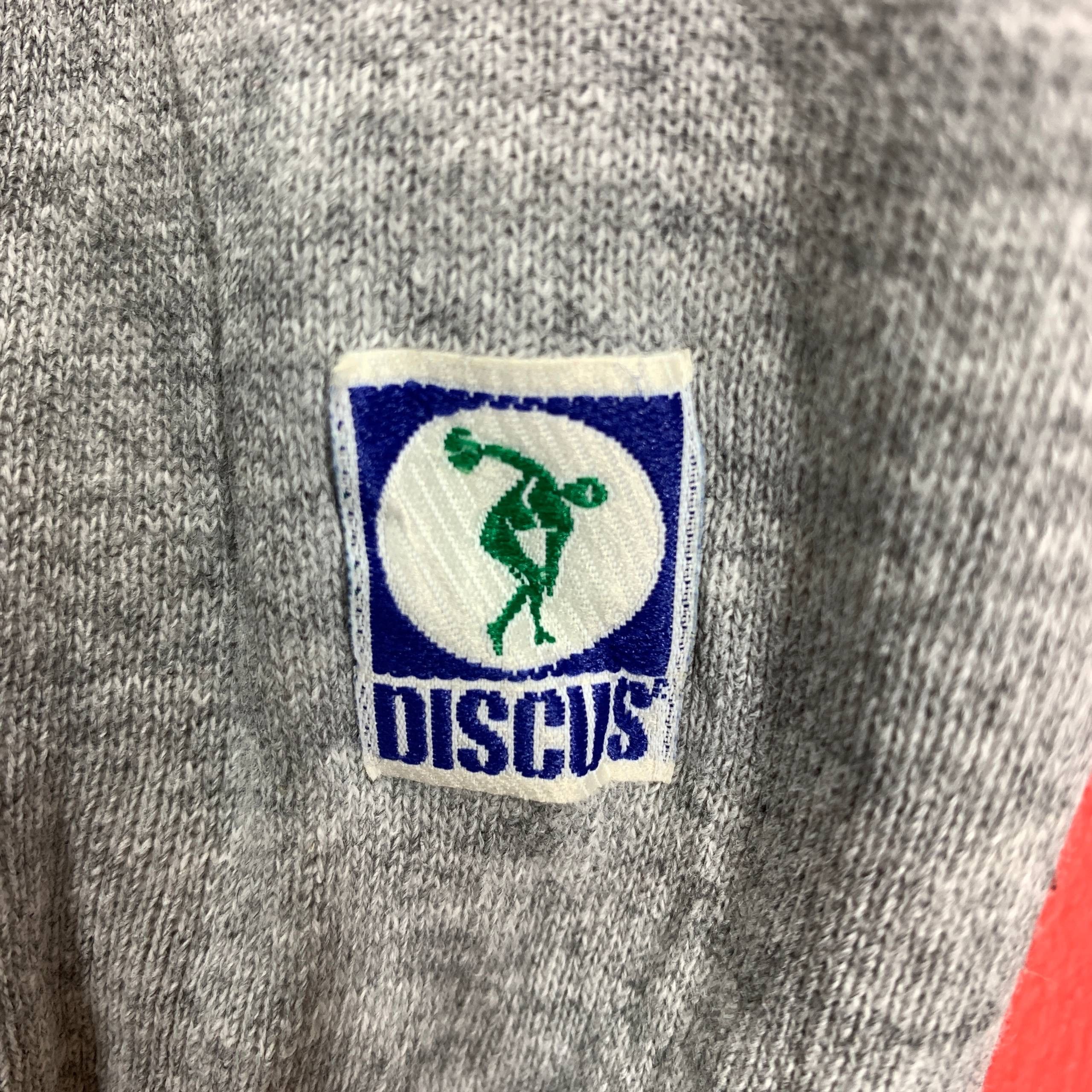 Vintage 90s Vintage DISCUS ATHLETIC Hoodie Pullover #2585/W Size US M / EU 48-50 / 2 - 5 Thumbnail