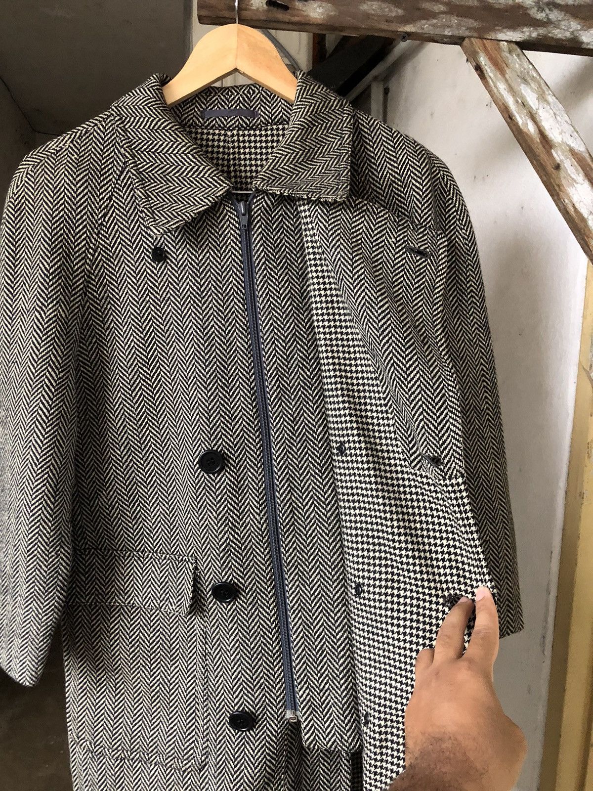 Lanvin Vintage Lanvin Paris Wool Twilled Double Breasted Jacket Size M / US 6-8 / IT 42-44 - 15 Thumbnail
