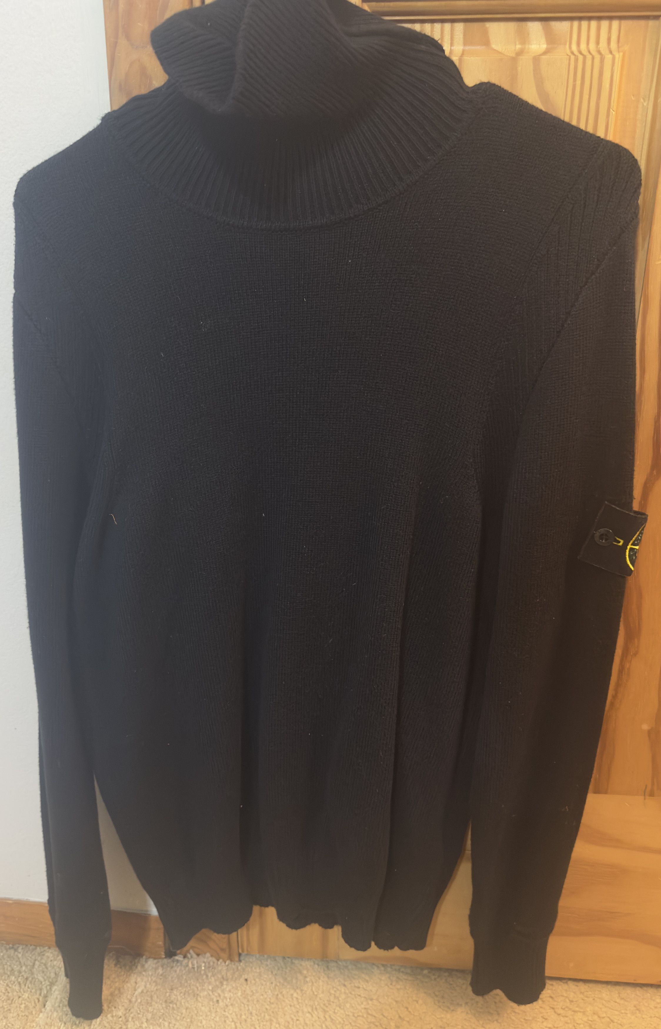 Stone Island Stone Island Black Knit Turtleneck Size US M / EU 48-50 / 2 - 1 Thumbnail