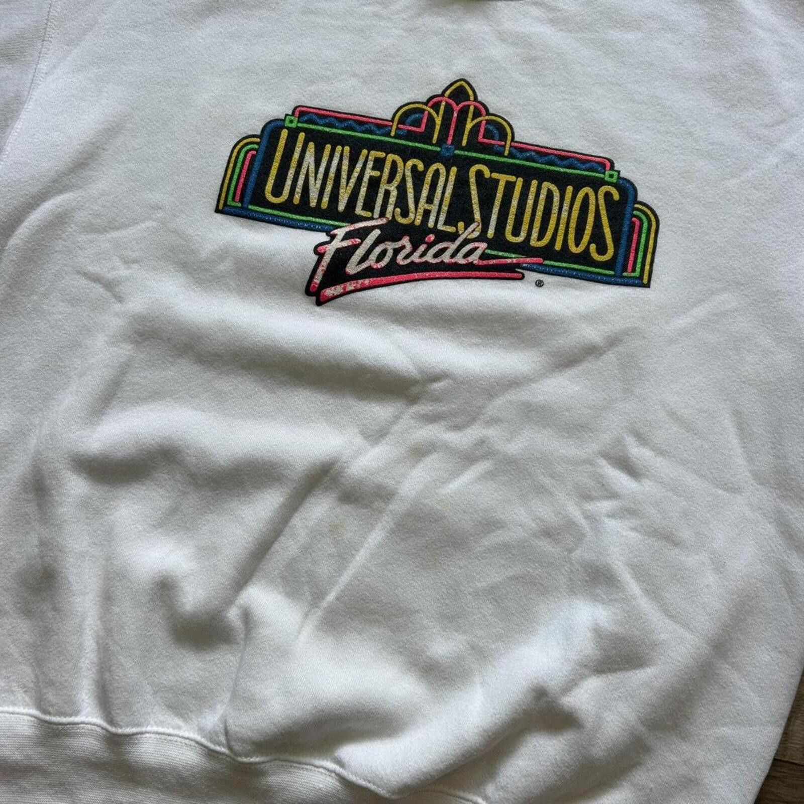Other Vintage 90’s Universal Studios White Crewneck Sweatshirt M Size US M / EU 48-50 / 2 - 5 Thumbnail