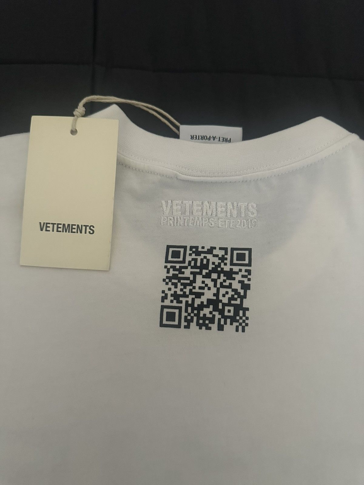 Vetements VETEMENTS QR Code Tee Size US M / EU 48-50 / 2 - 5 Thumbnail