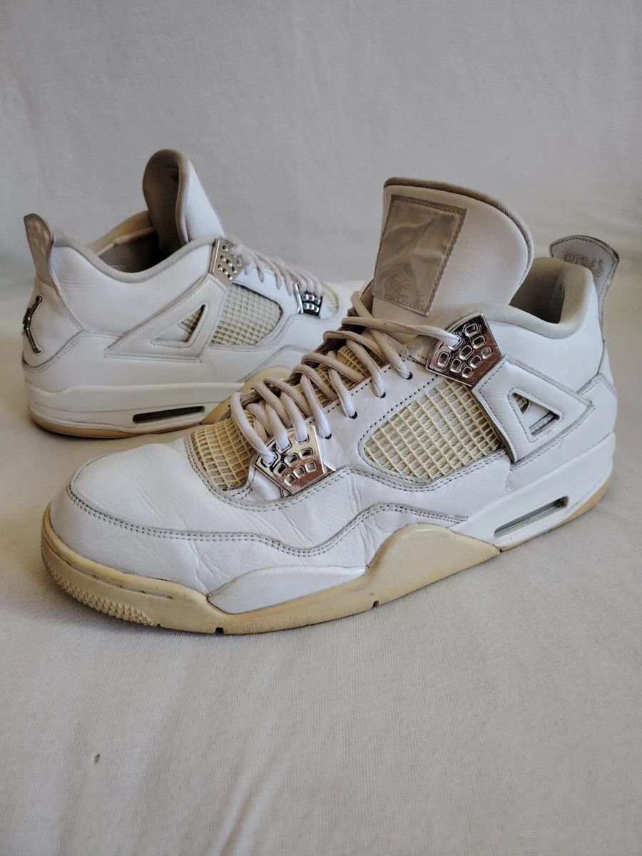 Nike NIKE AIR JORDAN 4 Retro 'PURE MONEY' 308497-100 Size 14 US Size US 14 / EU 47 - 1 Thumbnail