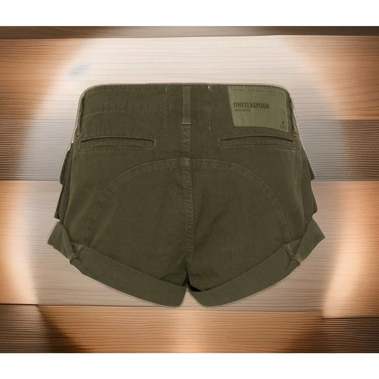 One Teaspoon One Teaspoon Cadet Bandits Low-Waist Utility 29 button fly Size 29" - 8 Thumbnail
