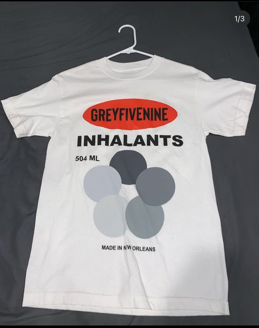 image of G59 Records G59 Inhalant Tee in White, Men's (Size Small)
