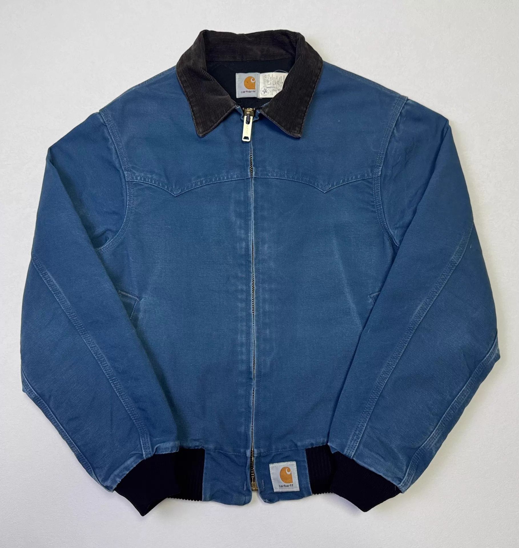Carhartt Vintage Carhartt JQ2015 Carbon Blue M(S) Jacket 1995 Size US XS / EU 42 / 0 - 2 Thumbnail