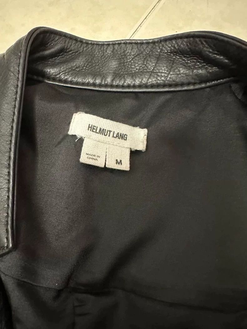 Helmut Lang HELMUT LANG Black leather jacket Size M / US 6-8 / IT 42-44 - 3 Thumbnail