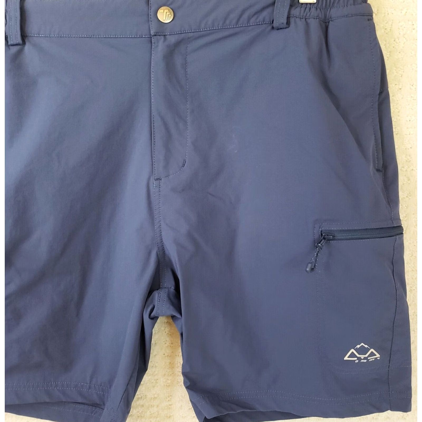 LIV Outdoor Outdoor Men's 34-39"x7" Blue Stretch Tactical Hiking Shorts Shirt? Size US 39 - 3 Thumbnail