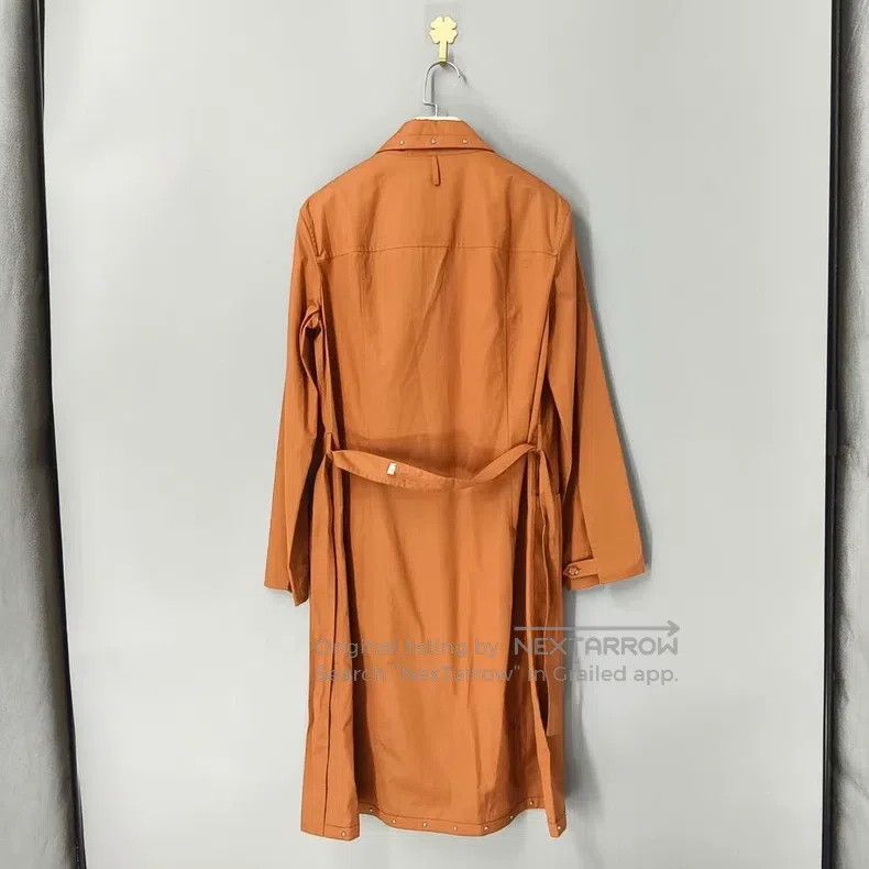 Hermes Hermes Showpiece orange rivet trench coat Size XS / US 0-2 / IT 36-38 - 2 Thumbnail