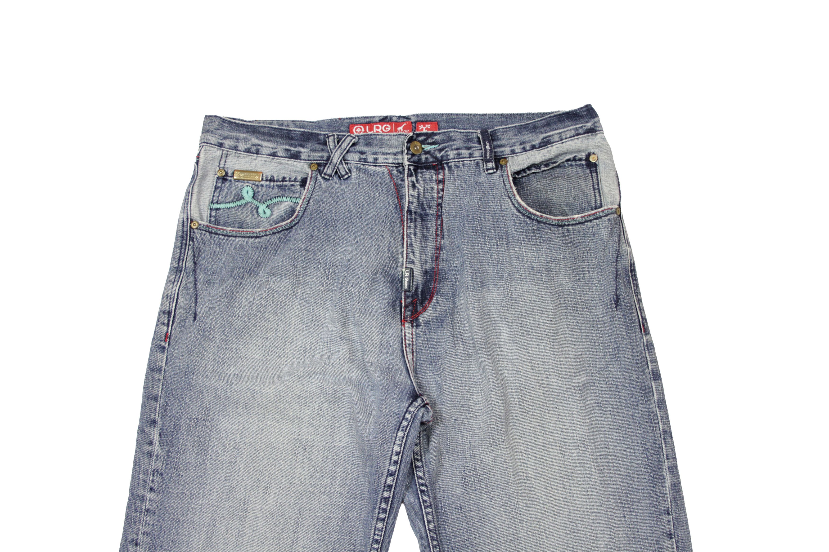 LRG 00S Y2K Rap Baggy Jeans Vintage Size US 38 / EU 54 - 3 Thumbnail