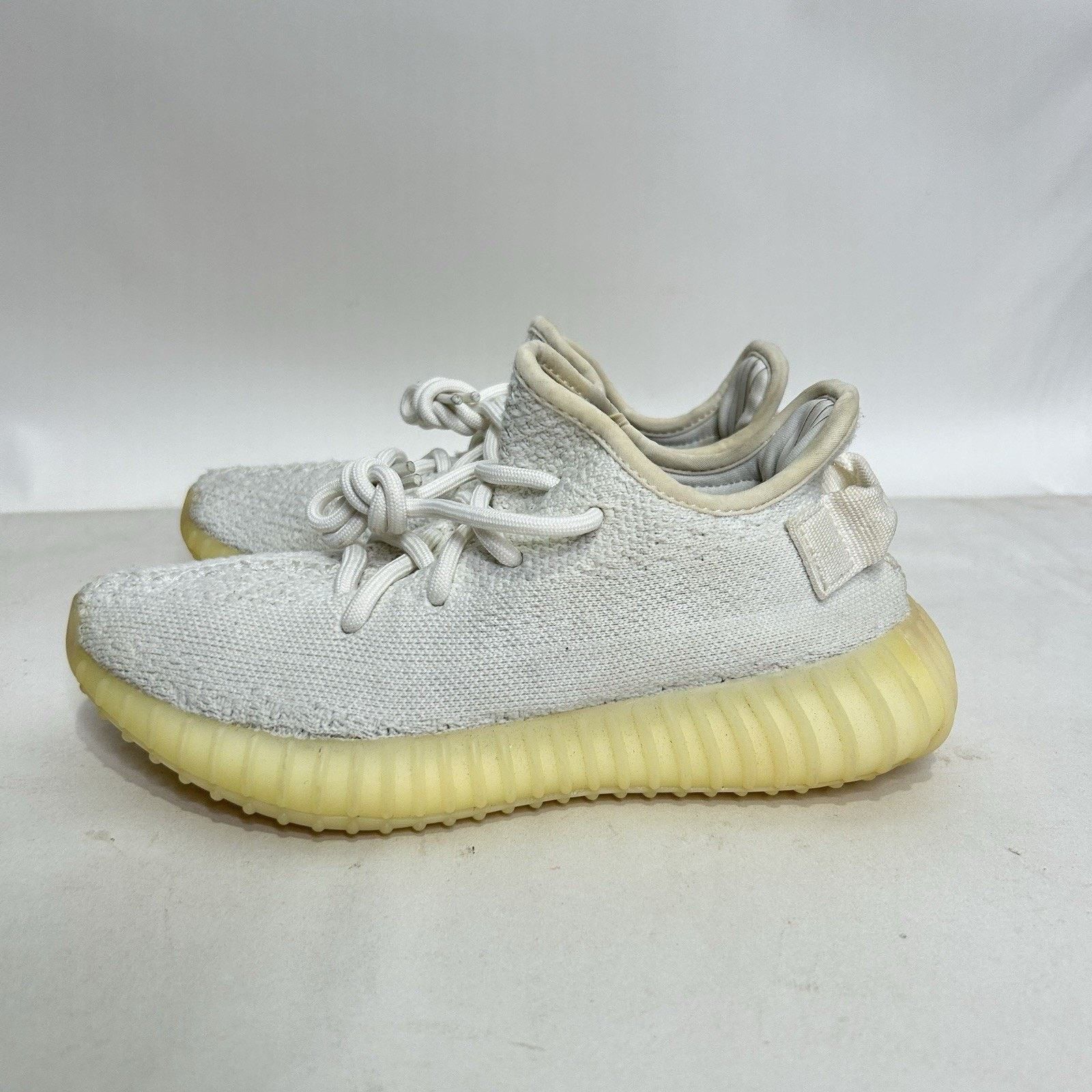 Adidas Adidas Yeezy Boost 350 “Cream/Triple White” CP9366 Size US 5 / IT 35 - 4 Thumbnail