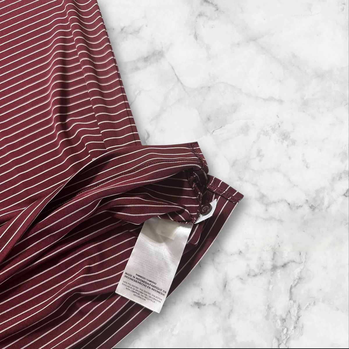 Nike Nike X Minnesota Dri Fit Shirt Mens XL Burgundy Striped NWT Size US XL / EU 56 / 4 - 5 Thumbnail