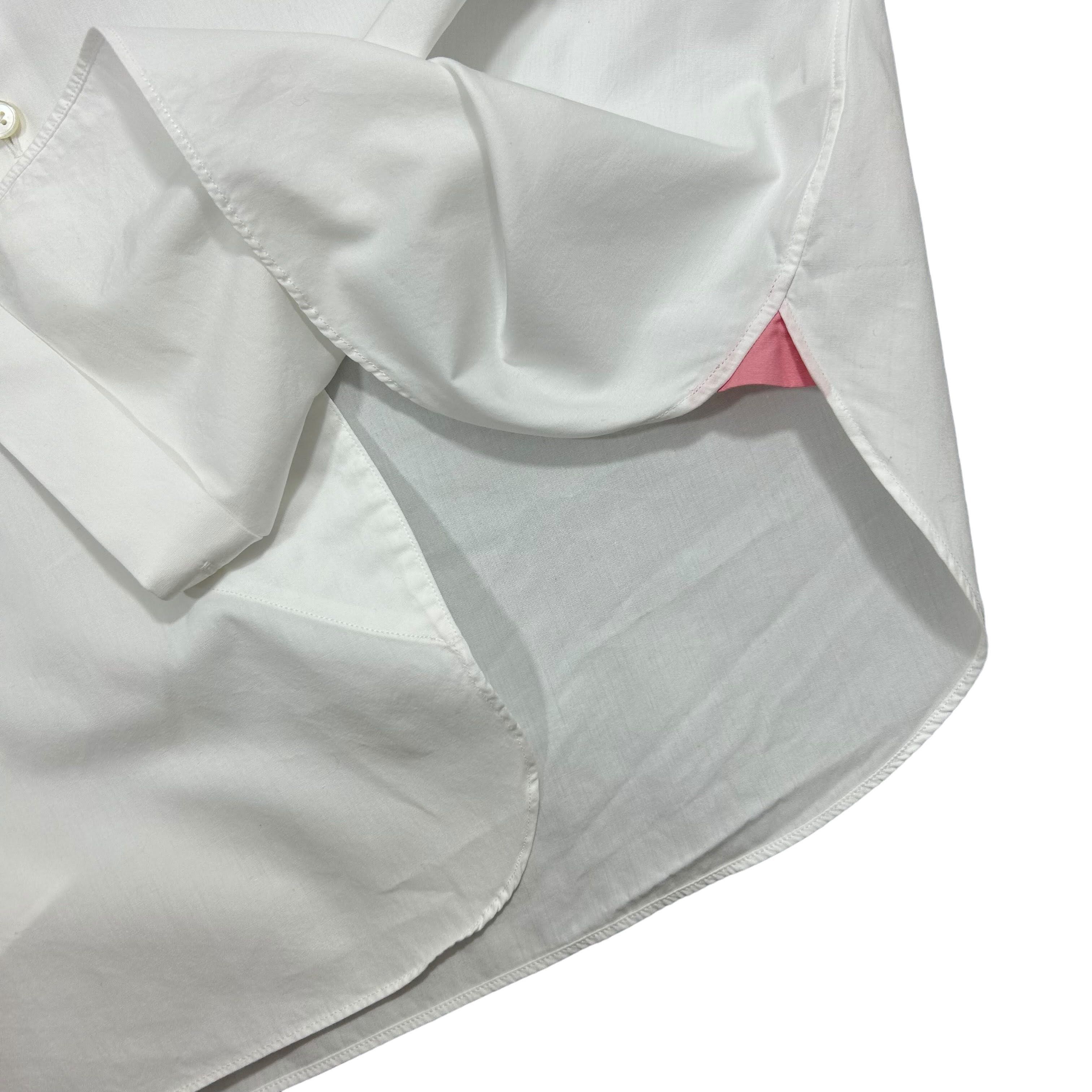 Thomas Pink Thomas Pink White Formal Tailored Fit Shirt 17 1/2 44 Size 48R - 6 Thumbnail