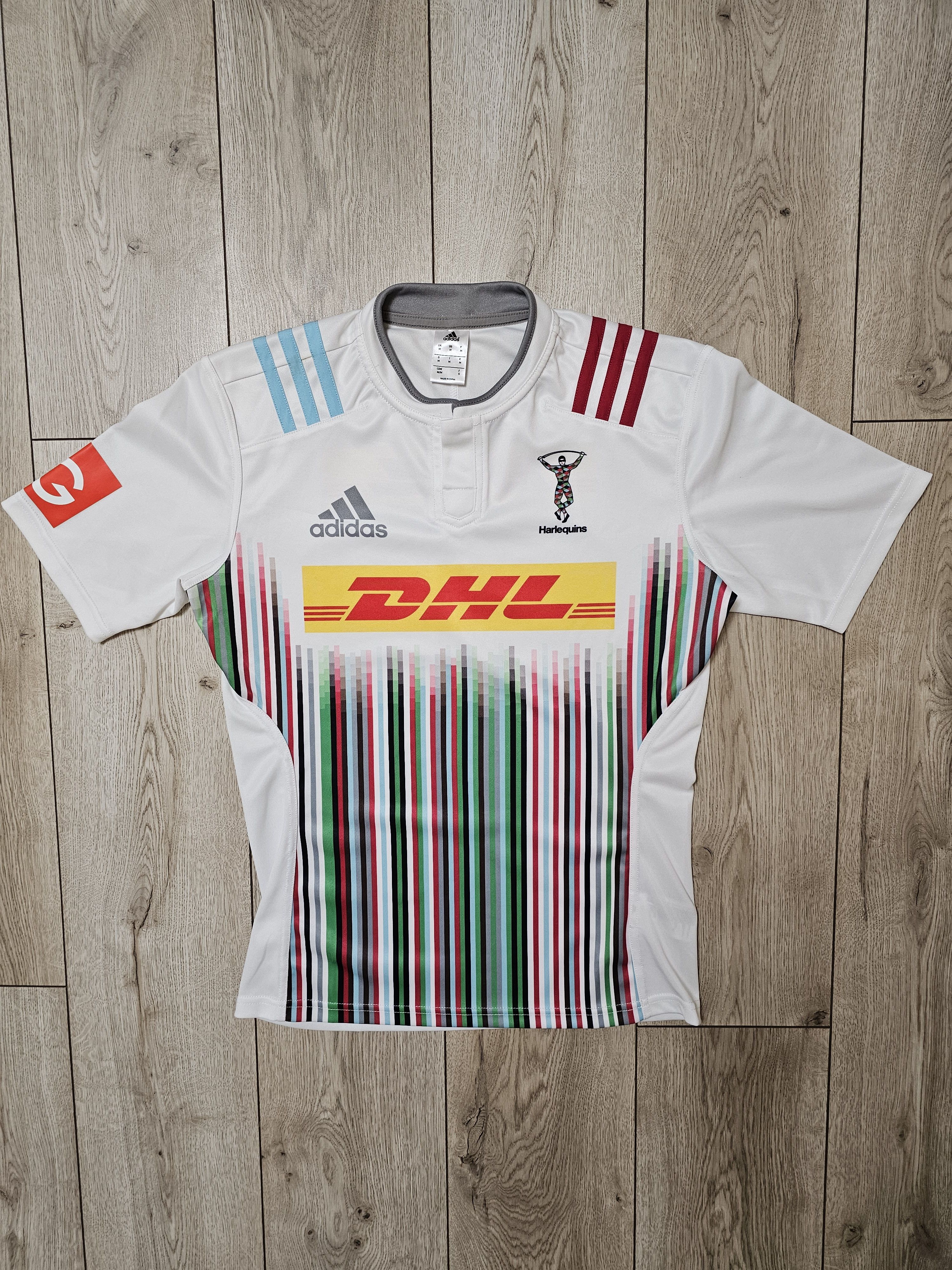 Adidas HARLEQUINS RUGBY JERSEY 2015 AWAY ENGLAND SHIRT RUGBY JERSEY Size US M / EU 48-50 / 2 - 1 Thumbnail