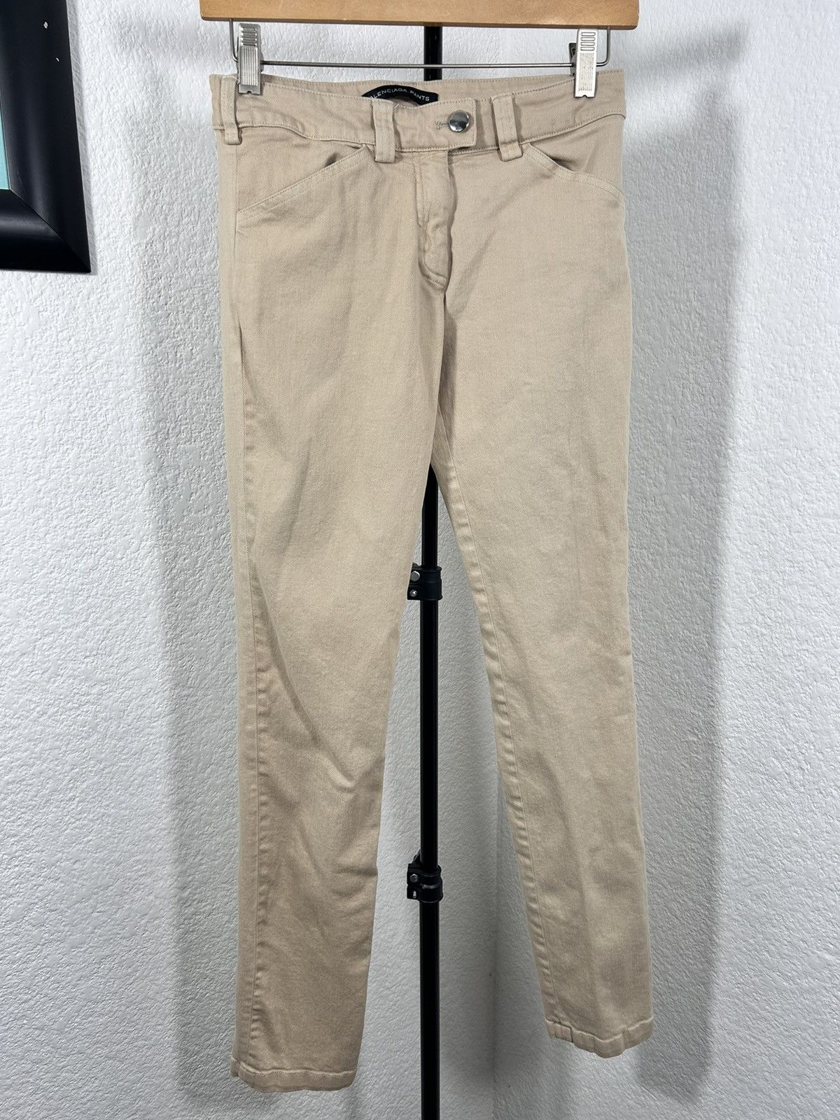 image of Balenciaga Skinny Jeans in Camel, Women's (Size 25)