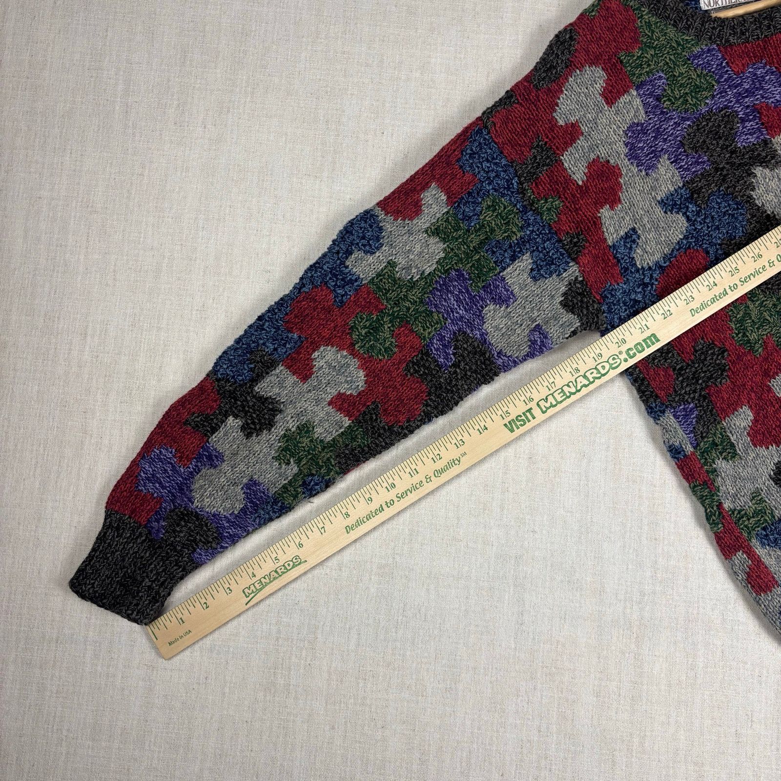 Northern Isles Vintage Northern Isles Hand Knit Puzzle Medium Sweater Size US M / EU 48-50 / 2 - 5 Thumbnail