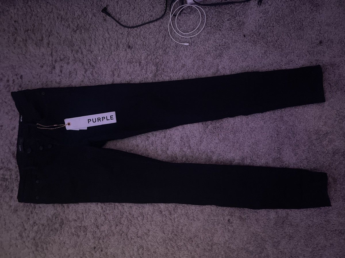 Purple Brand Black Resin Purple Jeans Size US 28 / EU 44 - 3 Thumbnail