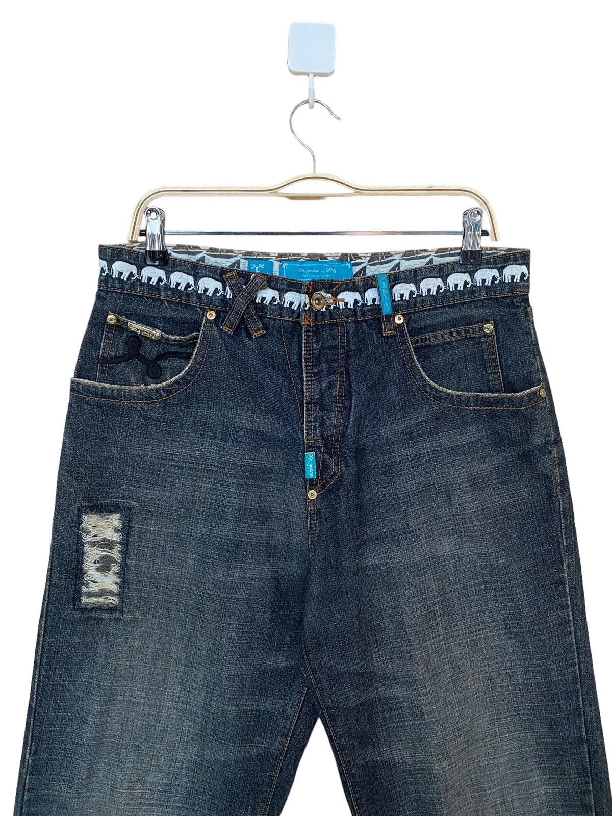 Japanese Brand × LRG Vintage Japanese Brand LRG Jeans 1990s Size US 32 / EU 48 - 3 Thumbnail