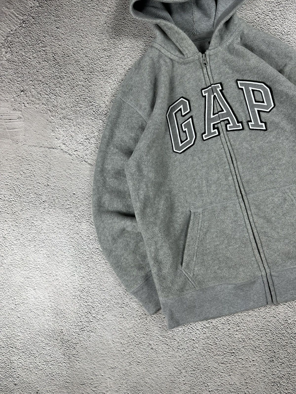 Gap Gap Fleece Full Zip Hoodie Reflective Big Logo Sportwear Size US M / EU 48-50 / 2 - 5 Thumbnail