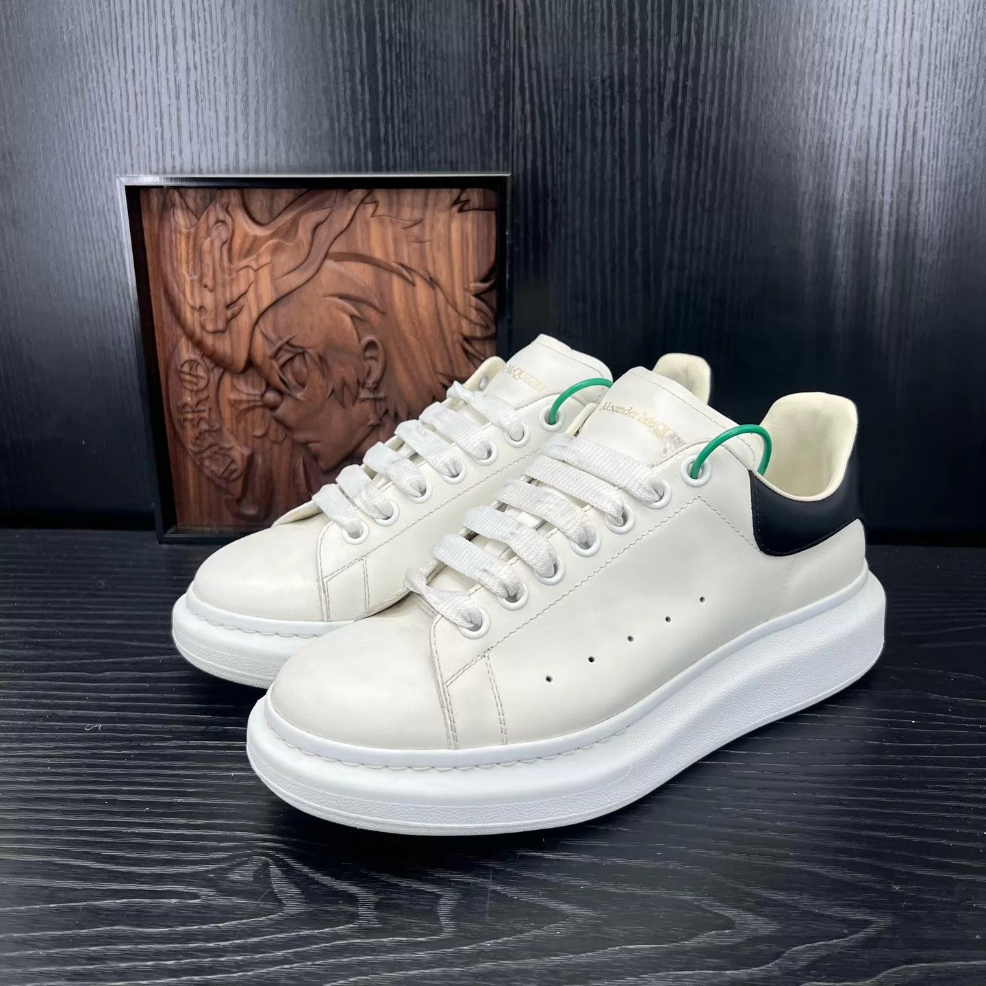 Alexander McQueen McQ Black Toe Smooth Calf 41 Near New Size US 8 / EU 41 - 1 Thumbnail