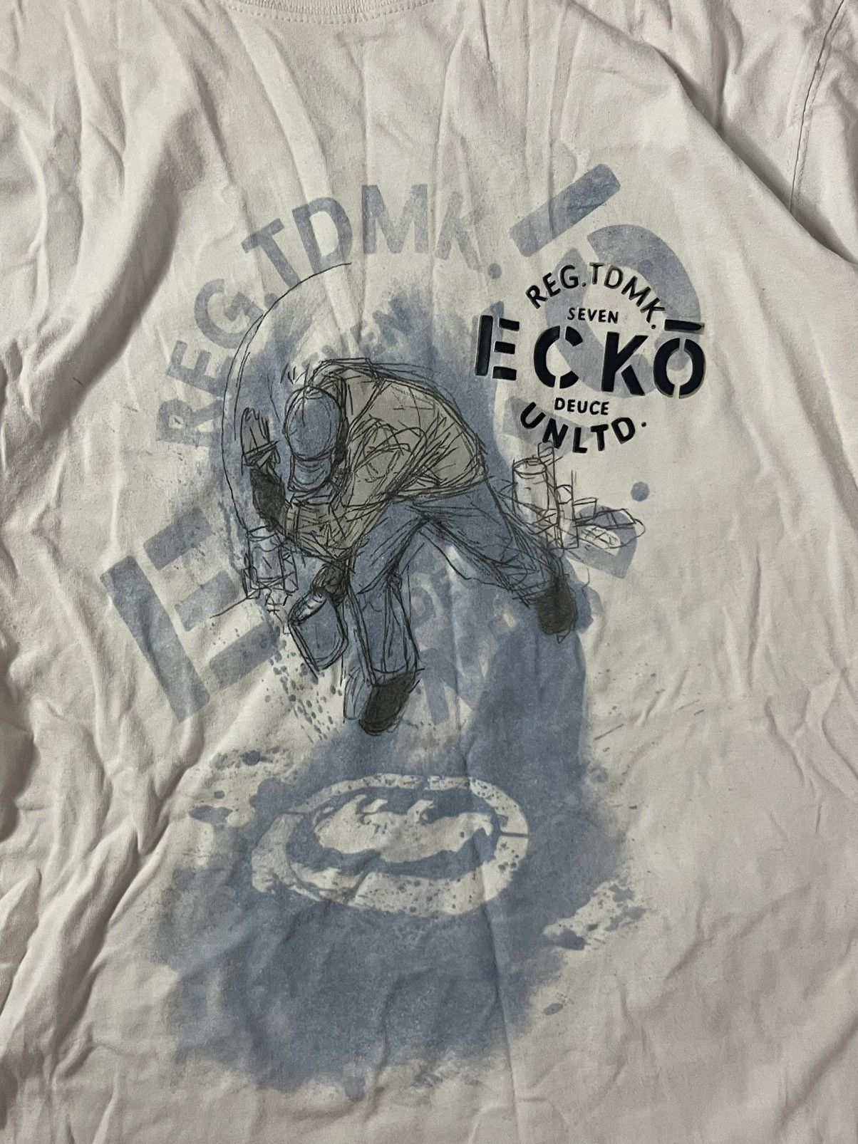 Ecko Unltd. × JNCO Vintage Y2K 00's Ecko Graffiti tee Size US L / EU 52-54 / 3 - 2 Thumbnail