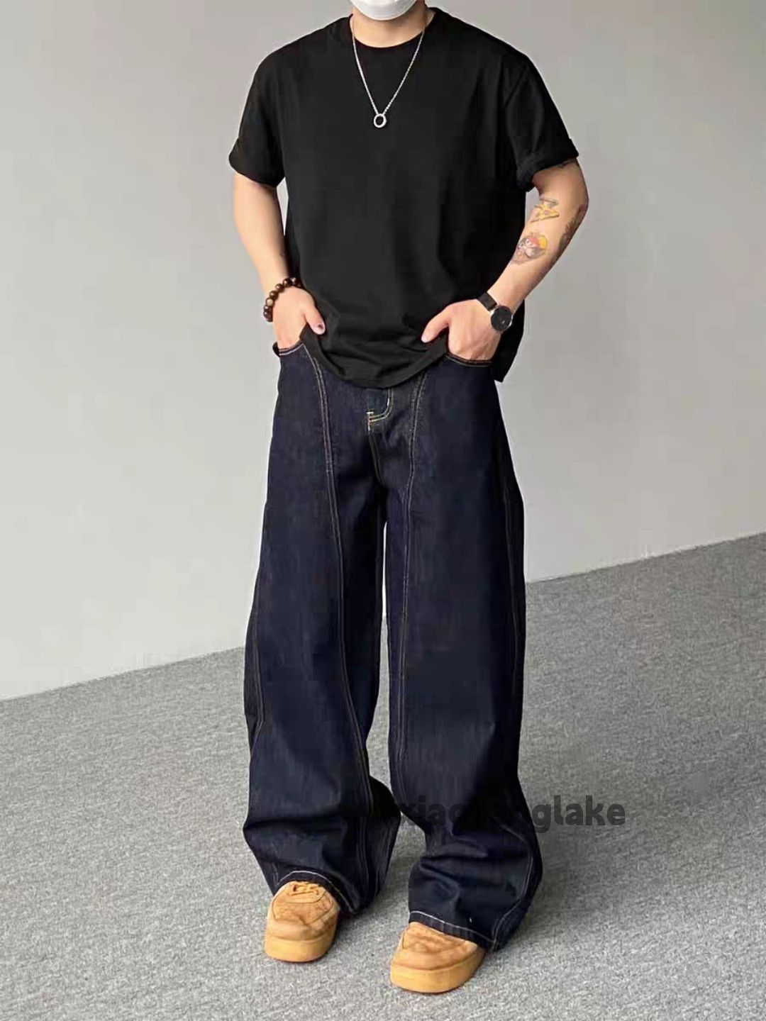 Vintage Unisex outdoor utility loose baggy hiphop cargo pants Size US 28 / EU 44 - 6 Thumbnail