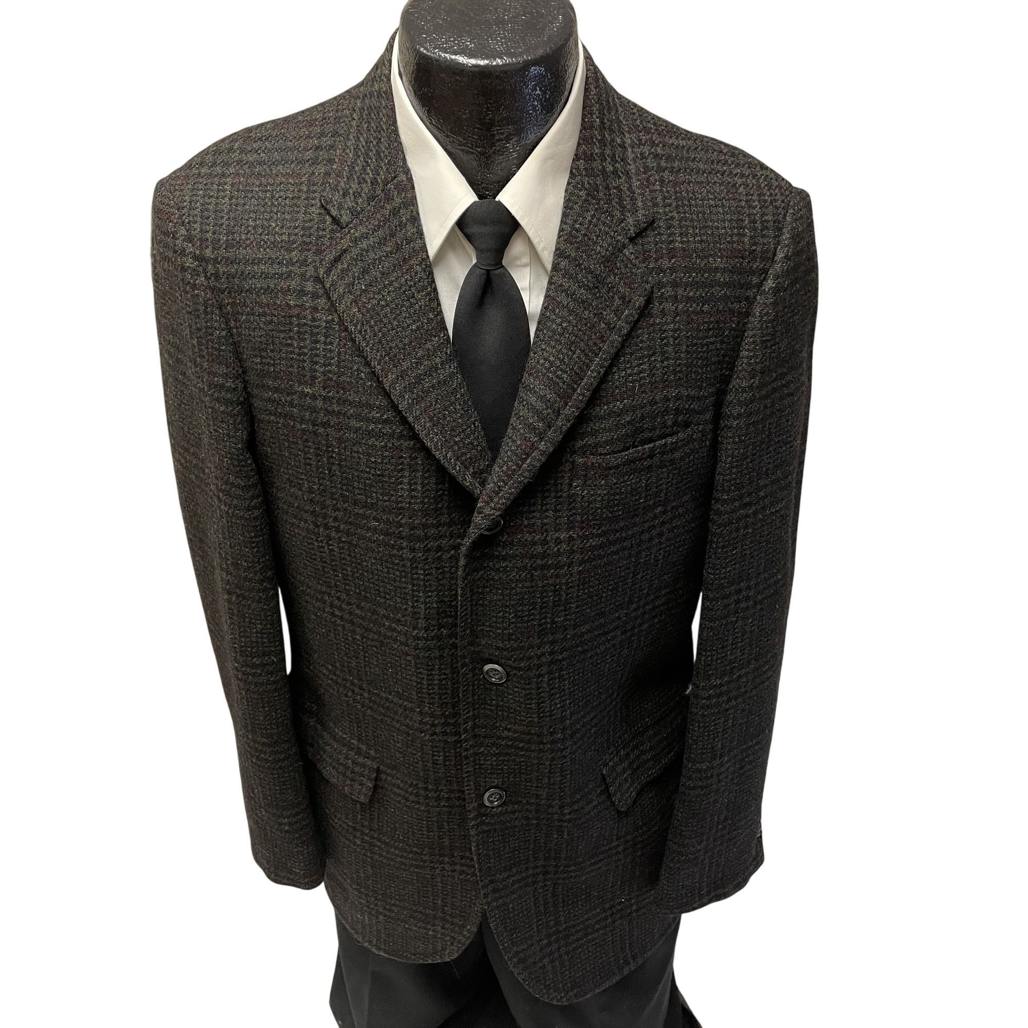 Vtg Thread & Thimble Wool TWEED Rockabilly Sport Coat