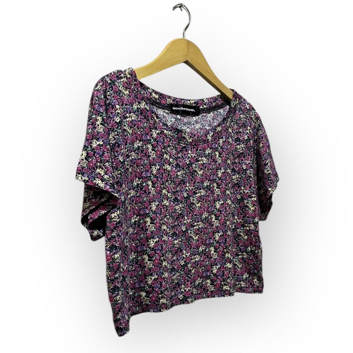 Issey Miyake × Japanese Brand × mercibeaucoup Mercibeaucoup by Issey Miyake Cropped T-shirt Size S / US 4 / IT 40 - 3 Thumbnail