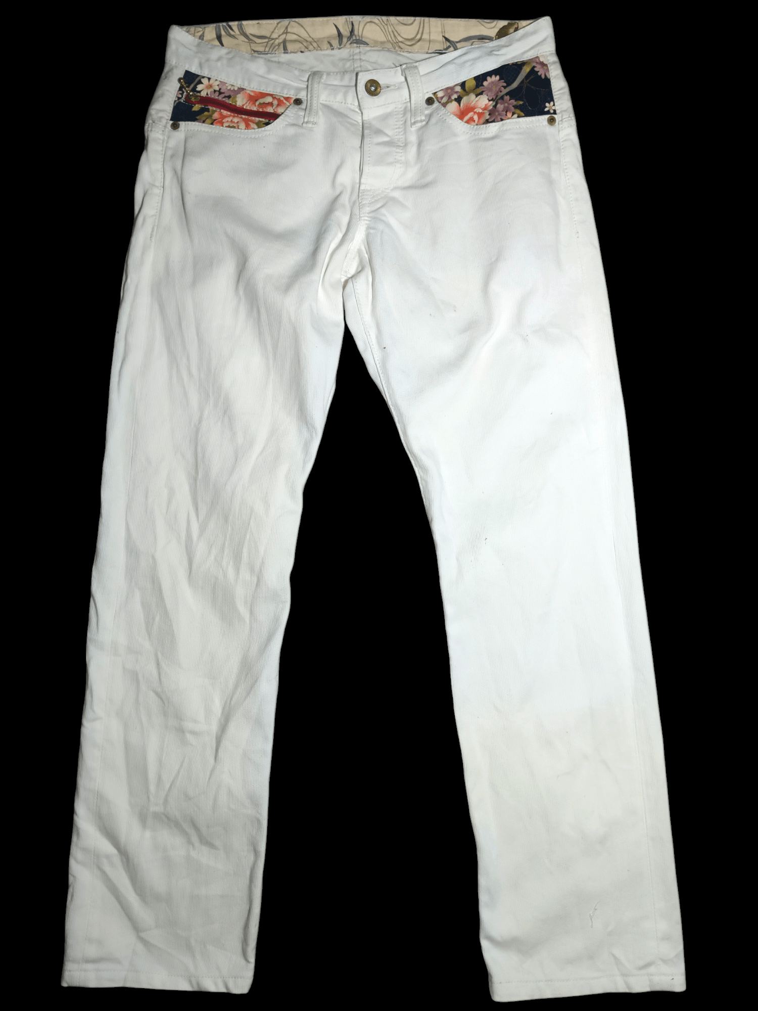 14th Addiction × Eternal × If Six Was Nine Japanese Brand Y2K Eternal Flower Sukajan Jeans Size US 30 / EU 46 - 6 Thumbnail