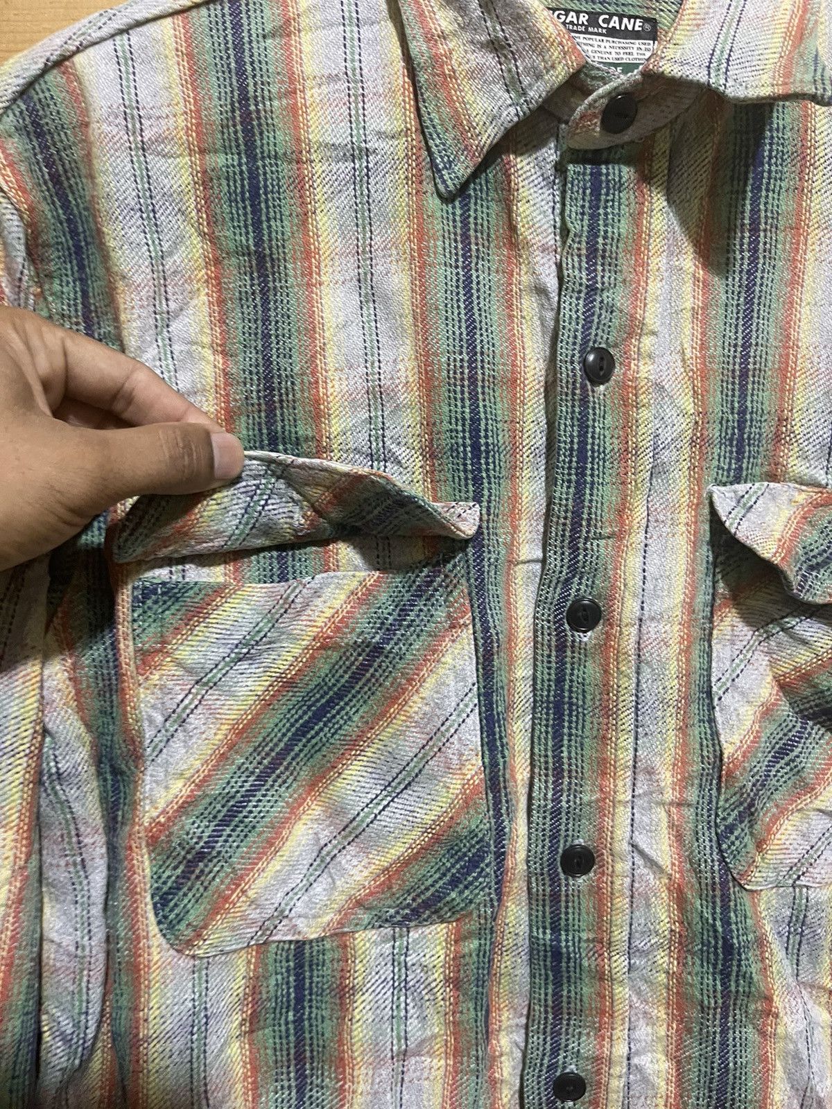 Sugar Cane Vintage sugar cane flannel shrit Size US M / EU 48-50 / 2 - 6 Thumbnail