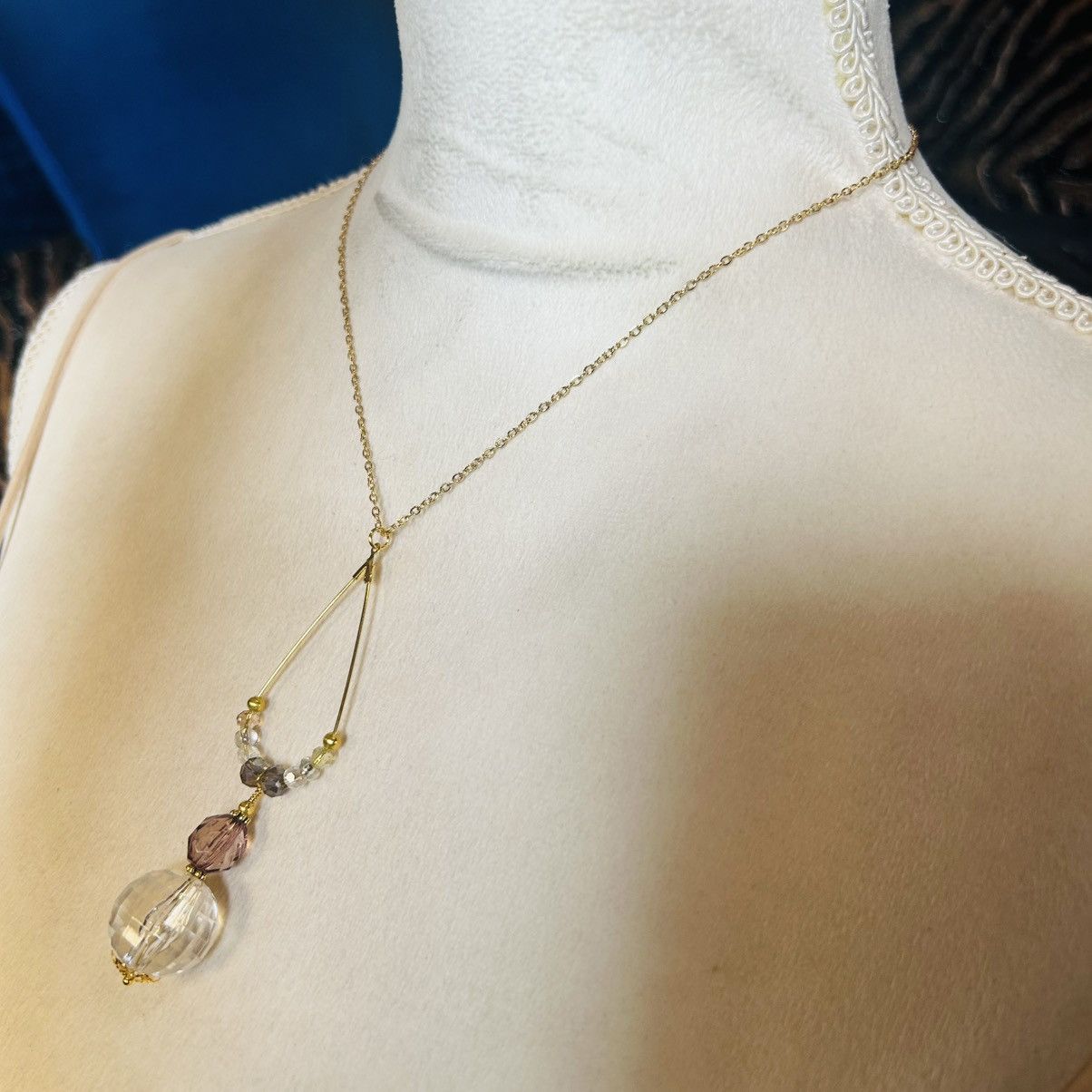 Handmade Handcrafted vintage bead changeable charm pendant necklace Size ONE SIZE - 4 Thumbnail