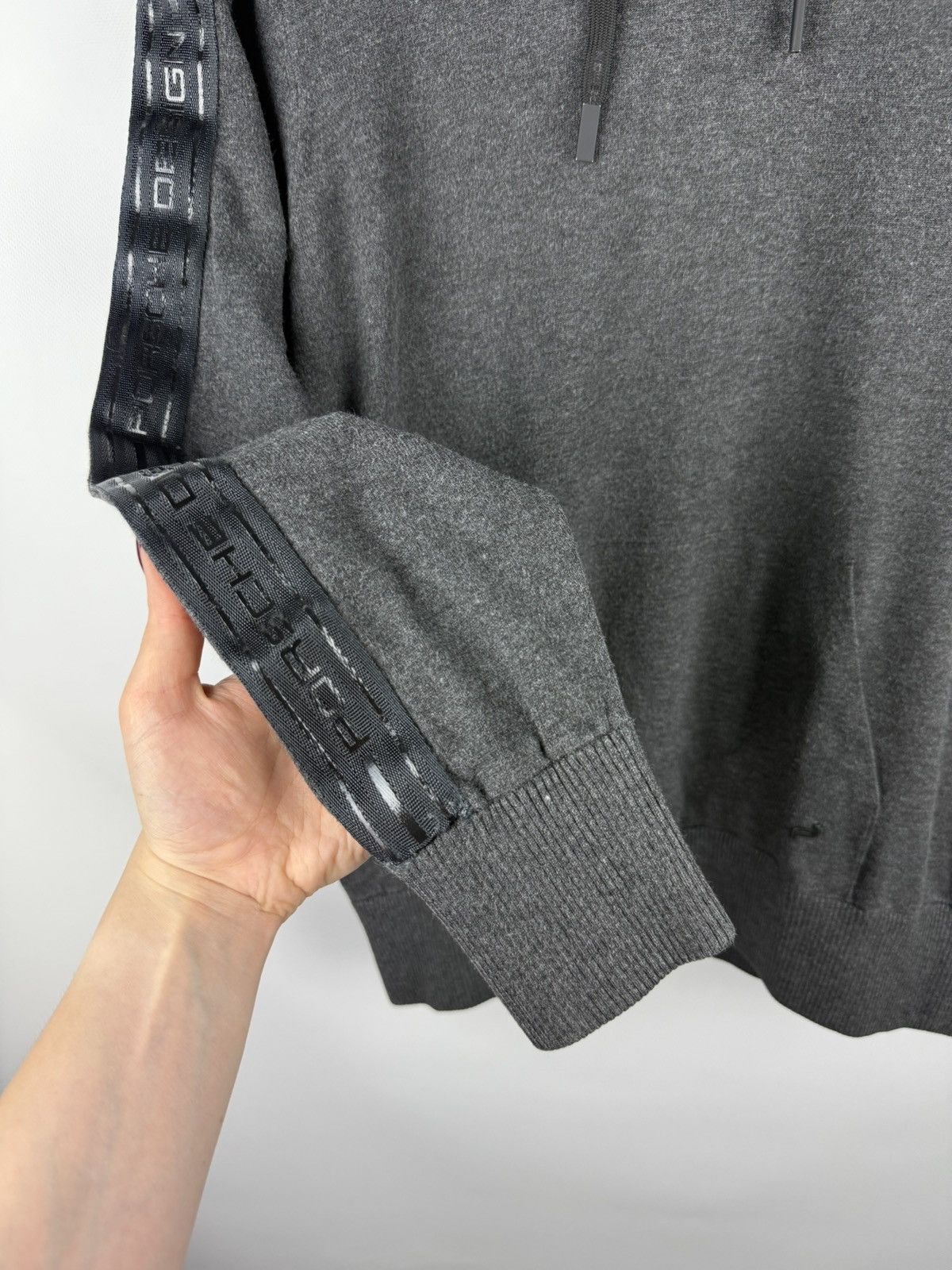 Porsche Design Men's Iconic PD Logo Hoody Hoodie Pullover